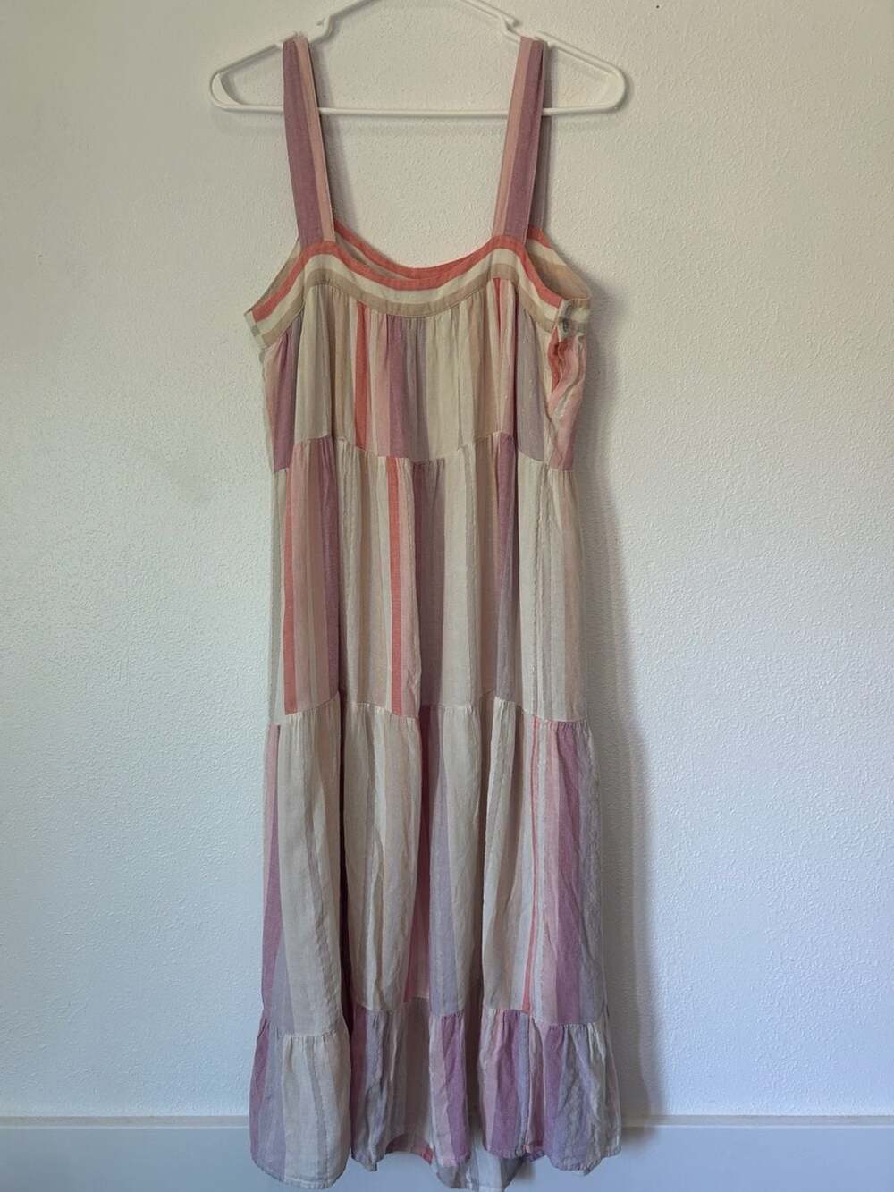 Rails Amaya Tiered Midi Dress in Juliette Stripe - Picture 6 of 9
